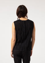 Load image into Gallery viewer, Zip Back Circle Blouse in Black - gray