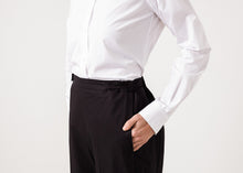 Load image into Gallery viewer, Wide Cropped Trouser in Black - brown