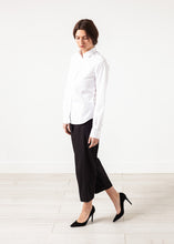 Load image into Gallery viewer, Wide Cropped Trouser in Black - brown