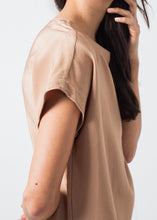 Load image into Gallery viewer, Philomene Dress in Camel - purple