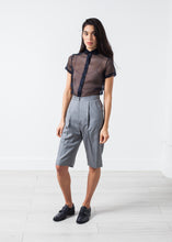 Load image into Gallery viewer, Silk Shorts in Grey - black