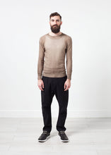 Load image into Gallery viewer, Mottled Cashmere Crewneck - black