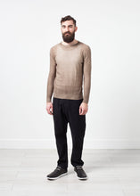 Load image into Gallery viewer, Mottled Cashmere Crewneck - black