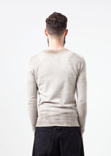 Load image into Gallery viewer, Mottled Cashmere Crewneck - black