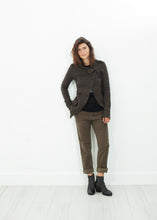 Load image into Gallery viewer, Sueded Cotton Pant in Khaki - green