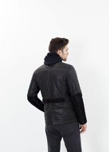 Load image into Gallery viewer, Prince Leather Field Jacket in Meteor - green