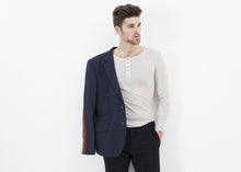 Load image into Gallery viewer, Swift Low Blazer in Navy - green