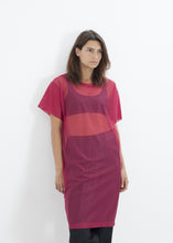 Load image into Gallery viewer, Mesh Over Dress in Pink - orange
