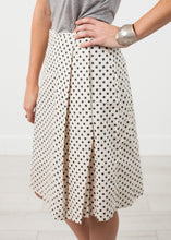 Load image into Gallery viewer, Pleated Skirt in Glitter Dots - blue