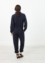 Load image into Gallery viewer, Worker Jumpsuit in Navy - apricot