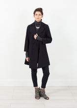 Load image into Gallery viewer, Day Coat in Navy - gray