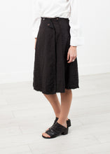 Load image into Gallery viewer, Wrap Snap Skirt in Black - apricot