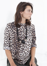 Load image into Gallery viewer, Madame L Blouse in Leopard - brown