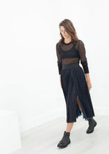 Load image into Gallery viewer, Net Panel Skirt - indigo