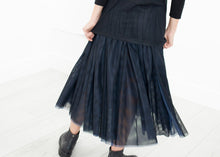 Load image into Gallery viewer, Net Panel Skirt - indigo