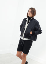 Load image into Gallery viewer, Swing Bomber in Black - black