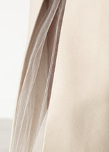 Load image into Gallery viewer, Tulle Pleat Skirt in Cream - blue