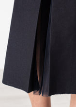 Load image into Gallery viewer, Tulle Pleat Skirt in Navy - green