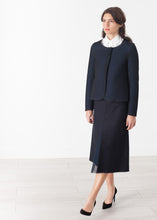 Load image into Gallery viewer, Weave Jacket in Black/Blue - gray