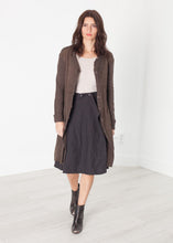 Load image into Gallery viewer, Wrap Snap Skirt in Black - apricot