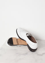Load image into Gallery viewer, Golf Shoe in White - brown