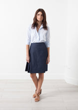 Load image into Gallery viewer, Side Pleat Skirt - violet
