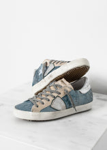 Load image into Gallery viewer, Metallic Sequin Low Top Sneaker - orange