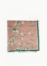 Load image into Gallery viewer, Floral Cashmere Scarf - red