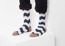 Load image into Gallery viewer, Everest Stripe Sock - blue