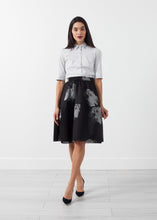 Load image into Gallery viewer, Short Silk Skirt - blue
