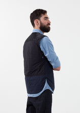 Load image into Gallery viewer, Reversible Quilted Vest - blue