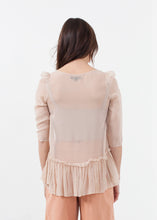 Load image into Gallery viewer, Ruffle Top - black