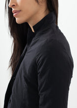 Load image into Gallery viewer, Nylon Long Jacket - black