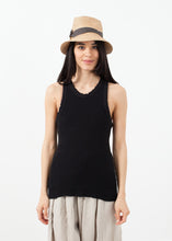 Load image into Gallery viewer, Waffle Tank - black