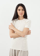 Load image into Gallery viewer, Waffle Henley - indigo
