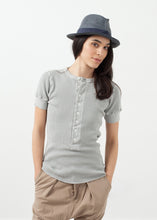 Load image into Gallery viewer, Waffle Henley - violet