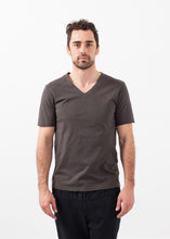 Load image into Gallery viewer, V-Neck Tee - black