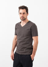 Load image into Gallery viewer, V-Neck Tee - black