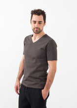 Load image into Gallery viewer, V-Neck Tee - black