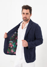 Load image into Gallery viewer, Floral Lined Jacket - green