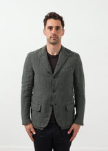 Load image into Gallery viewer, Five Button Cotton Blazer - indigo