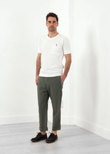 Load image into Gallery viewer, Flat Front Cuffed Trouser - brown
