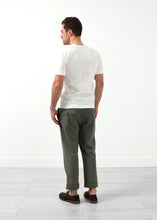 Load image into Gallery viewer, Flat Front Cuffed Trouser - brown