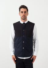 Load image into Gallery viewer, Reversible Quilted Vest - blue