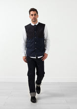 Load image into Gallery viewer, Reversible Quilted Vest - blue