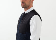 Load image into Gallery viewer, Reversible Quilted Vest - blue