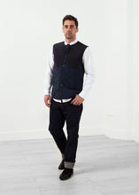 Load image into Gallery viewer, Reversible Quilted Vest - blue