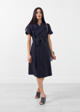 Load image into Gallery viewer, Rolled Sleeve Trenchcoat - brown