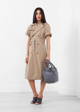 Load image into Gallery viewer, Rolled Sleeve Trenchcoat - orange