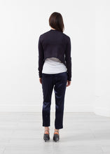 Load image into Gallery viewer, Draped Neck Cardigan - violet